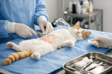 Como funciona castração de gato