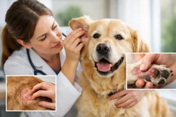 7 sintomas dermatológicos em cães para observar