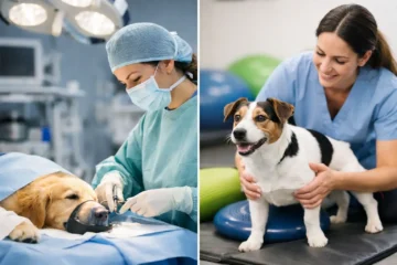 Cirurgia ou fisioterapia: qual escolha para seu pet?